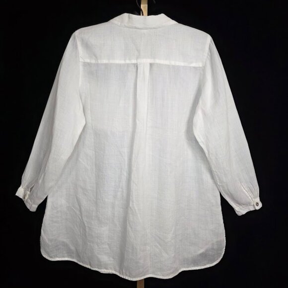 Kleen 100% Ramie Women's Long Sleeve Tunic S - Picture 8 of 12